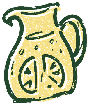 Lemon pitcher icon