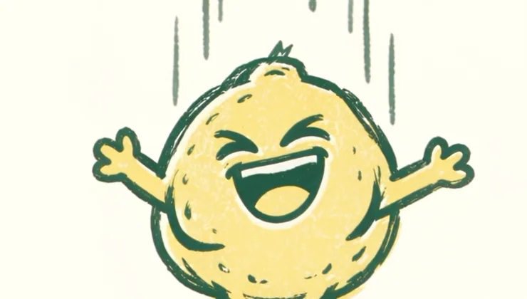 A raw video frame of Big Squeeze with pale, washed-out colors